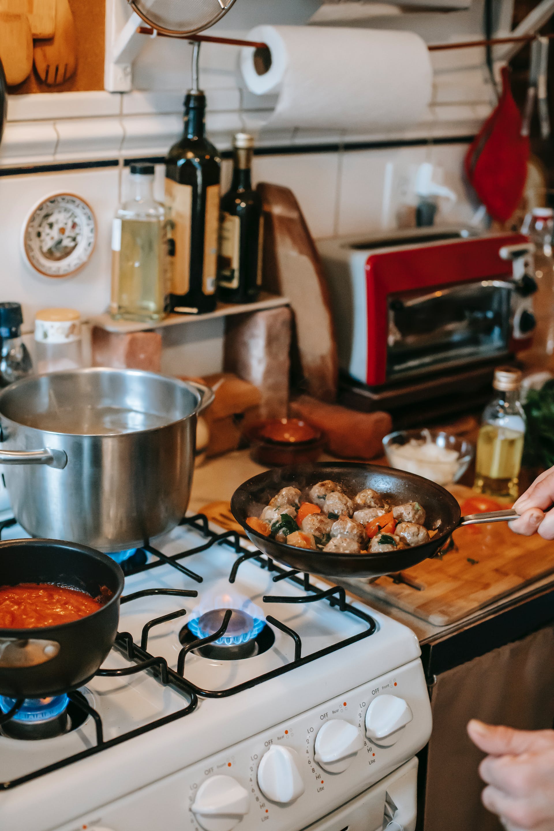 Red Wine Glazed Meatballs